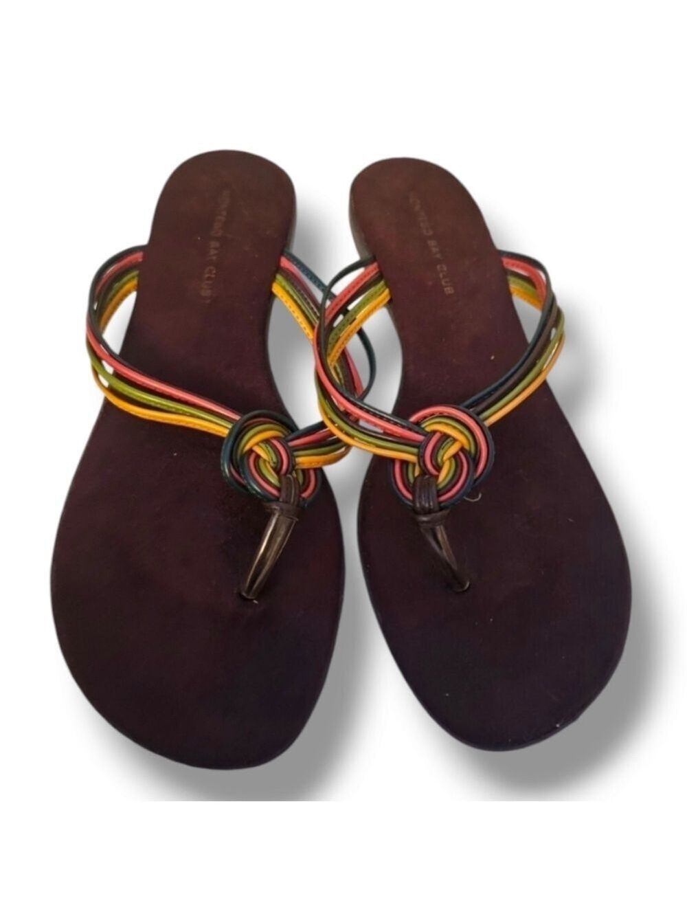 Montego Bay Club Multi Colored Leather Sandal